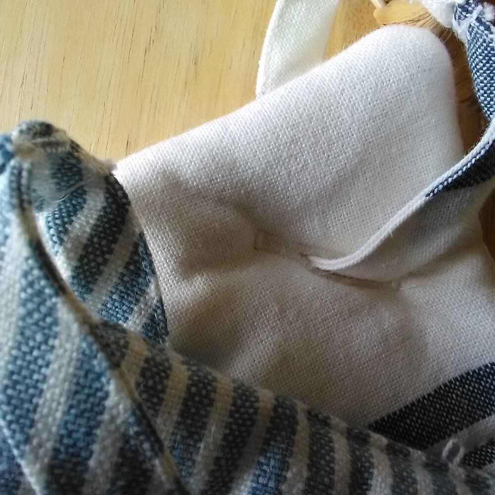 NWT HEARTH & HAND with Magnolia 2pc Plaid and Stripe Potholder Set - Picture 10 of 11